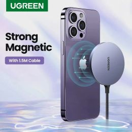 Cargadores de cargador inalámbrico Magnetic Ugreen para iPhone 15 14 13 Pro Max Magnet Inducción para iPhone Wireless Carging Pad