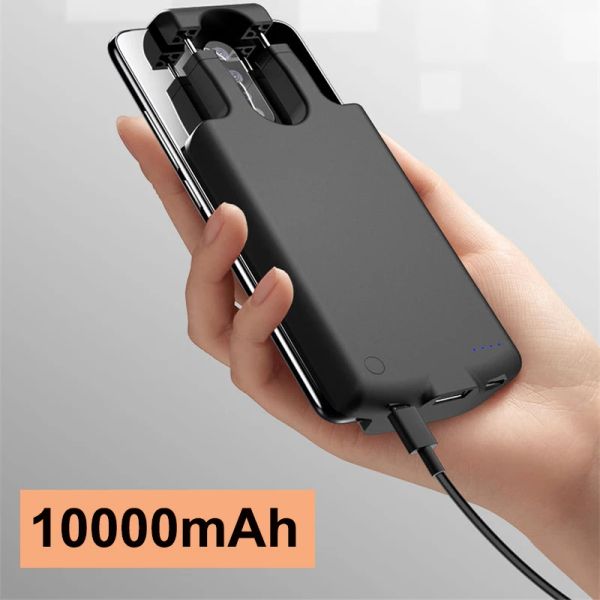 Chargers Case de chargeur de batterie Universal pour iPhone 13 12 11 Pro Huawei Samsung Oppo OnePlus Google Xiaomi Banque Power Bank Charger Charger