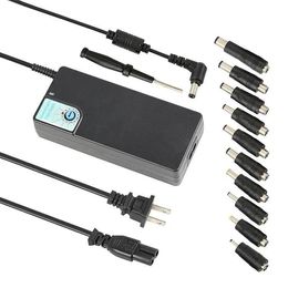 Opladers Verbeterde versie SP26 120W universele laptopvoeding 1224V schakelende adapteroplader met USB 5V / 2.4A voor de meeste merken notebooks