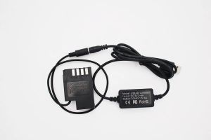 Chargers Convertor USB + DMWDCC12 Coupleur DC DMWBLF19 Batterie factice pour Panasonic Lumix GH5 GH5S GH5M G9 DMCGH4 GH3 DSLR