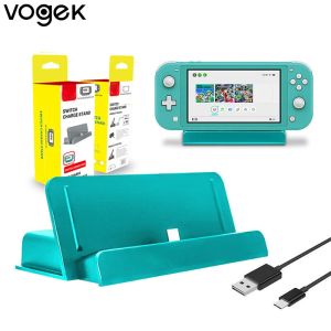 Chargers USB Typec laadstandaard Fast Charger voor Nintendo Switch Lite Game Console Charger Base Holder voor NSwitch Lite Dock Station