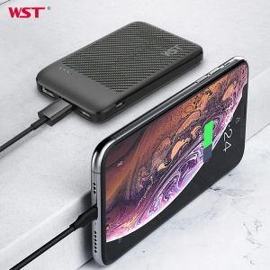 Chargers WST 5000mAh Chargeur de téléphone portable Banque d'alimentation du chargeur de batterie externe SL05 Modèle