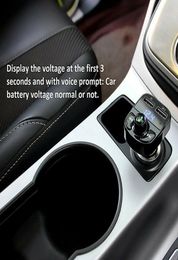Chargers X8 FM Zender Aux Modulator Bluetoot Car Bluetooth handsfree telefoongesprekken, snel oplaadkit O MP3-speler met 3.1A Dual USB Playback Accessorie9547629