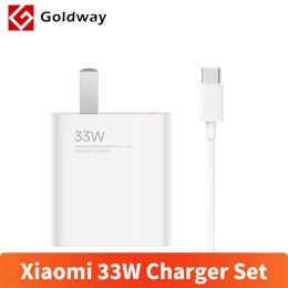 Chargers Xiaomi 33W Charger Ensemble avec 3A USB TYPEC Câble rapide pour Xiaomi Mi Pad 5 Tablet 5 A à C Fil de chargement