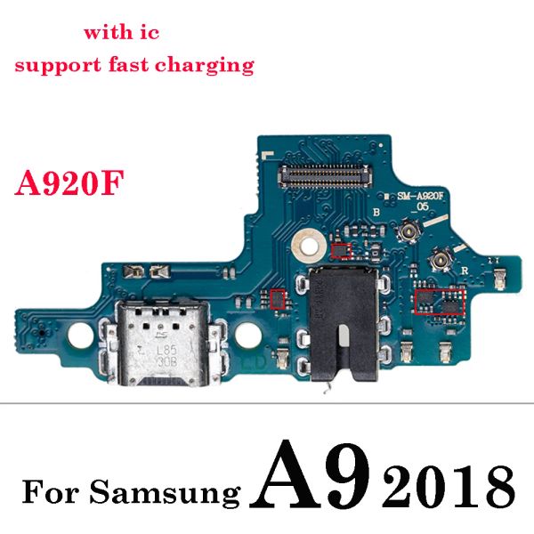 Puerto de carga para Samsung Tab A7 Lite A9 A13S A14 A23 A24 A34 A73 T220 T225 A750F A920F USB Conector médico Cable Flex Flex Cable