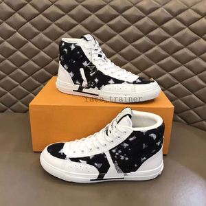Charlie High-top Sneakers Top Quality Casual Chores Charlie Trainer Trainer Rubber Hand-Fted Outrious Designer Chaussures Chaussures Calfskin Toivas Mens Eur 38-45 5.14 03