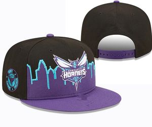 Charlotte''Hornets''Ball Caps 2023-24 unisex baseball cap snapback hoed Finals Champions Locker Room 9FIFTY zonnehoed borduurwerk lente zomer cap A0