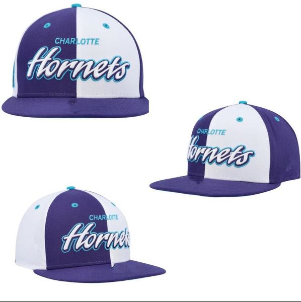 Charlotte''Hornets''''ball ball ball 2023-24 Unisex Fashion Cotton Baseball Cap Campeones Finales Snapback Hombres Mujeres Mujeres Sun Bordery Spring Summer Cap Wholesale A0