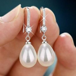 Charme 2022 tendances de la mode nouvelle sortie imite la perle longues boucles d'oreilles fête mariage femmes bijoux cadeaux G230602