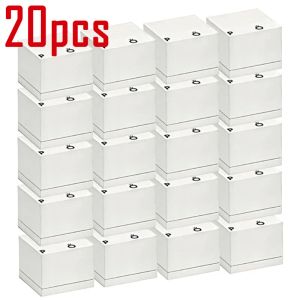 Charme 20 pièces emballage nouvelles boîtes à bagues en papier pour boucles d'oreilles breloques Europe étui à bijoux pour cadeau de saint valentin vente en gros Lots en vrac