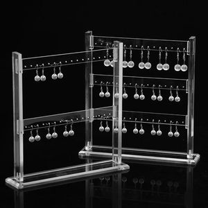 Charm Acryl Oorbellen Oorstekers Ketting Sieraden Display Rack Stand Organizer Sieraden Oorbel Houder 23*24cm