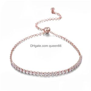 Bracelet de charme 2024 Europe Bijoux de mode Pl Bracelet Cristal de SS pour femmes Mariage Drop Livraison Boucles d'oreilles Dhxfv