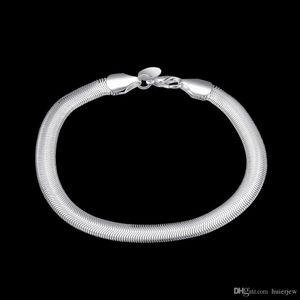 Charm Bracel for Women H164 Bracelet en gros, bijoux fantaisie Flat Snake Bone Beautifully Bracelet Bangle