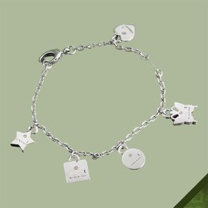 Cadena de brazalete Charm Bangle Designer G Luxury Hand Jewelry Bijoux Fairy Star Heart Letters Butterfly Letter