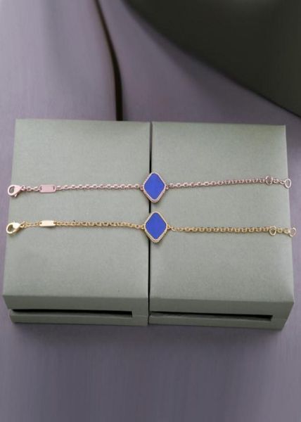 Pulsera con dijes Brazalete de mujer Pulseras de trébol de cuatro hojas Pulseras de eslabones de cadena de oro Brazalete de diseñador Brazaletes Cadenas Pulsera Pulsera B4685063