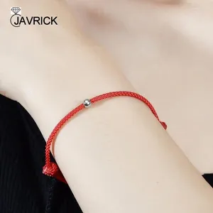 Bracelets de charme 10 pcs mode rouge chaîne bracelet simple mince corde réglable tresse bracelet bracelets pour femmes filles