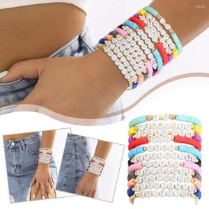 Bracelets de charme 11pcs plage d'été bohème superposition ensemble amitié 1989 bracelet inspiré pour les époques musique filles cadeau