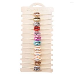 Bracelets de charme 12 pièces/ensembles coquille pour femmes Vintage multicouche manchette bracelets réglable Bracelet Pulseras Mujer