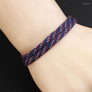 Bracelets de charme 12 styles nautique tressé corde chaîne surfeur bracelet ajusté à la main pour hommes et femmes bijoux cadeau