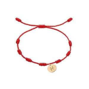 Bedelarmbanden 12 dierenriemarmband snaren gevlochten 7 knoop munt voor vrouwen mannen geluk verjaardagscadeau sieraden drop levering dha9i