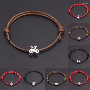 Bedelarmbanden 16 stijlen dieren houden van hart kralen Lucky Red Thread Bracelet Des Handmade voor vrouwen Men Mode sieraden