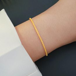 Bracelets de charme 17km couleur or Y2K scintillant pour femmes filles mode bracelet réglable bijoux à la mode cadeaux de fête accessoires