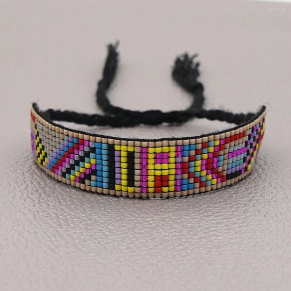 Bracelets de charme 1pc Miyuki pour fille cadeau de verre Bracelet Femmes 2024 Boho Pulseras Femme Jewelry Handmade