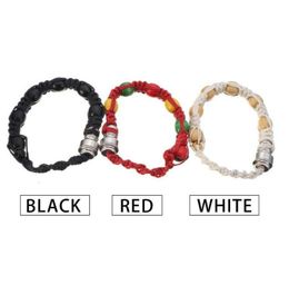 Bracelets de charme 1pcs Fashion Handmade Rope Pipe Pipe Bracelet Portable Smoking Style Creative Style Metal Cigarette4677162