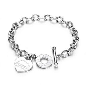 Bedelarmbanden 2021 Est Aankomst Roestvrij Stalen Ketting Gegraveerde Woorden Gepersonaliseerde Hart O Letter Liefde Bijbel Prbs Schakelarmband Dames Dhm4N