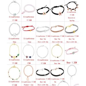 Bedelarmbanden 2022 Stijl 100 925 Sterling Sier Klassiek Schattige Beer Jeugdarmband Mode Dames Sieraden Fabriek Whole4702139 Drop De Dhrpj