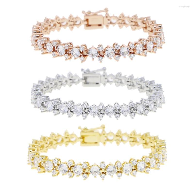 Charm Bracelets 2023 Arrived Cute Lovely Animal CZ Tennis Bracelet For Women Girl 5A Cubic Zirconia Iced Out Bling Jewelry