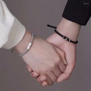 Charm Armbanden 2023 Mode Chinese Bamboe Armband Handgeweven Paar Voor Vrouwen Mannen Anniversary Sieraden Geschenken Accessoires