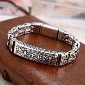 Bracelets porte-bonheur 2023 luxe fait à la main Vintage Punk rétro hommes Bracelet marée personnalité créative bijoux chaîne cadeau d'anniversaire en gros