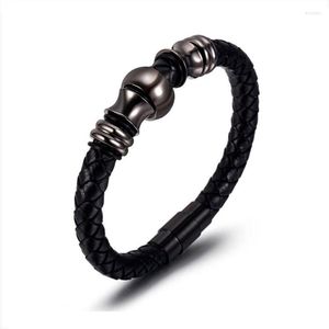 Bedelarmbanden 2023 trendy touwketen mannen armband klassiek lederen accessoires gepersonaliseerd mannelijke vrouwen sieraden cadeau