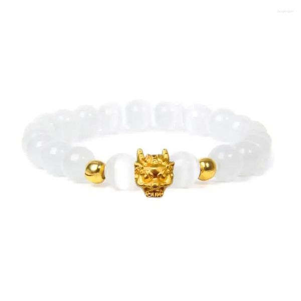 Bracelets de charme 2024 Bracelet de dragon de style chinois attire la fortune chanceux pour les femmes hommes bijoux de mode cadeau D9A8 Drop Livraison DHDGH