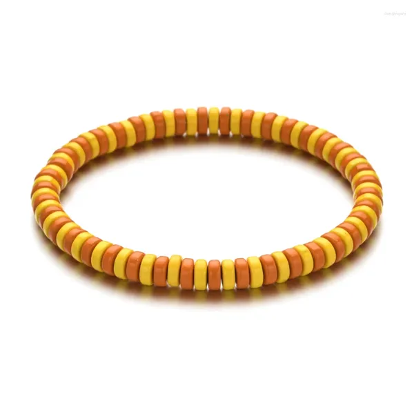 Bracelets de charme 2024 Perles d'espacement à la mode pour femmes faites à la main Boho Charmes colorés Bracelet extensible Bijoux d'amitié