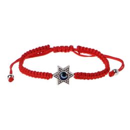 Bracelets de charme 20pcs / lot Lucky Kabh fil de chaîne rouge Hamsa Bracelets bleu turc mauvais œil charme femmes à la main Fatima vendredi Dhgarden Dh2Hm