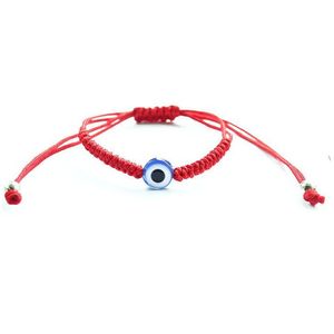 Bracelets de charme 20pcs / lot chanceux rouge fil corde bracelet bleu turc mauvais œil charme petites filles enfants enfants tresse dhgarden dhptc