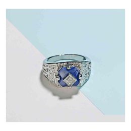 Bedelarmbanden 20 stks vampier dagboeken ring lapis lazi filigree daglichtringen voor vrouwen Caroline Forbes cosplay kostuumhars juwelen dhy1b