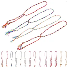 Bracelets de charme 28pcs chaîne décorative tissée tressée pour femmes hommes