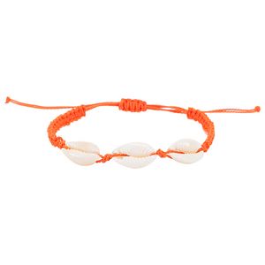 Bedelarmbanden 3 stijlen Boheemse natuurlijke kauri schelp armband ketting touw handgemaakt vriendschap verstelbaar vrouwen meisje strand sieraden Gi Dhxzb