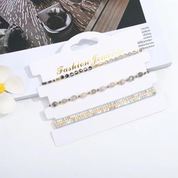 Bracelets de charme 3pcs / ensemble jolies perles de pierre naturelle multicolores amitié mignonne pour adolescente enfants bracelets tissés à la main cadeau