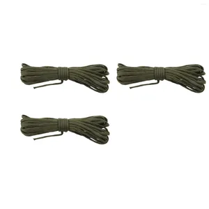 Bedelarmbanden 3X 7 Touw Paracord Parachutebestendig Camping Survival Kleur: Legergroen Lengte: 8M