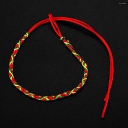 Bracelets de charme 45pcs tresse brésilienne tresse à la main ethnique multicolore 4