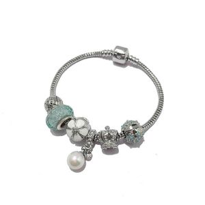 Charm Armbanden 56 Mode Accessoires Crystal Ocean Heart Pearl Soft Snake Bone Multi Beaded Bracelet