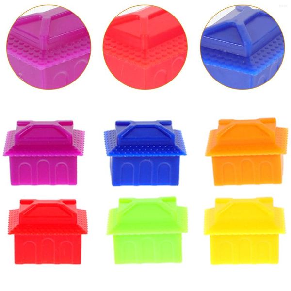 Bracelets de charme 60 pcs pièces d'échecs semblant jouer jouets jeu de société maison remplacer les jetons de jeu créatifs petit accessoire en plastique ensemble