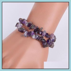 Charm Bracelets 7 Chakra Healing Crystals Amethyst Jasper Agate Lazi Reiki Drop Delivery 2021 Jewelry Dhseller2010 Dhaab