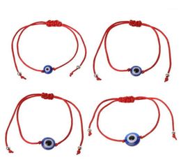 Bedelarmbanden 8101214mm Lucky Blue Bead Bracelet Red String Draad touw Amulet Sieraden 2022 Geschenken15413929