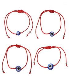 Bedelarmbanden 8101214mm Lucky Blue Bead Bracelet Red String Draad touw Amulet Sieraden 2022 Geschenken13787552