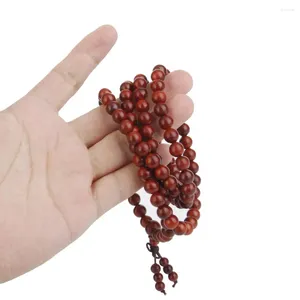 Bracelets de charme 8mm Tibétain 108 perles de prière bouddhiste Mala Bracelet Collier Cadeau